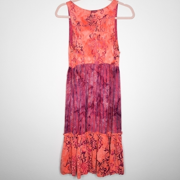Santiki Boho Floral Sun Dress M - Picture 3 of 6